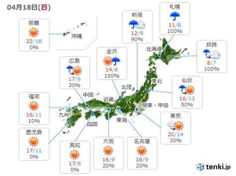 低気圧急発達 北海道や東北など荒天に 関東以西も天気急変に注意気象予報士 小野 聡子 2021年04月18日 日本気象協会 Tenkijp