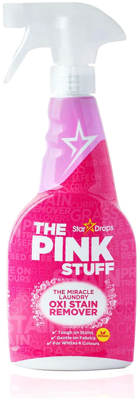 pink stuff  miracle laundry oxi stain remover spray odplamiacz