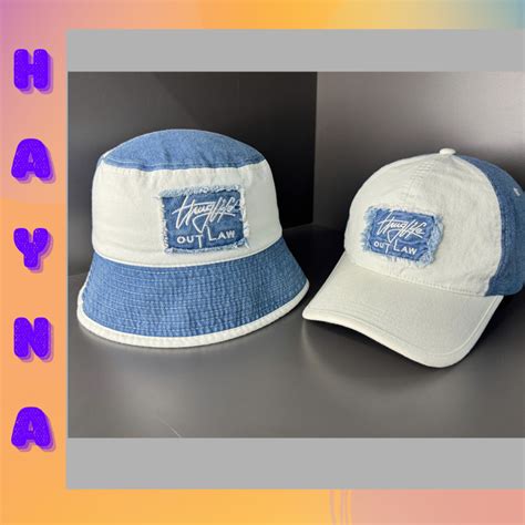 Combo nón jean set nón jean thời trang Thuglife dành cho nam nữ mũ lưỡi trai jean wax rách hot