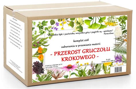 PROSTATA komplet ziół PRZEROST GRUCZOŁU KROKOWEGO 400g tradycyjna