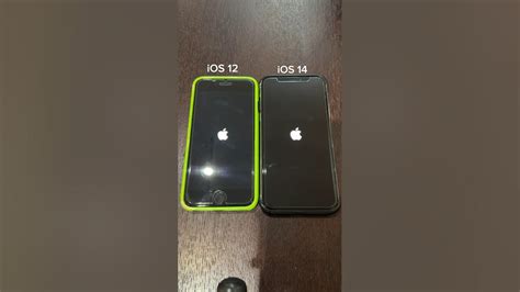 Iphone 6s On Ios 12 Vs Iphone X On Ios 14 Boot Up Test Shorts Iphone6s Ios12 Iphonex Ios17