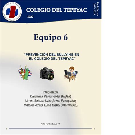 Pdf Prevenci N Del Bullying En El Colegio Del Tepeyacconexiones