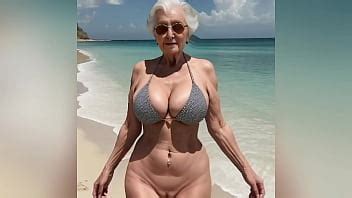 Granny Showing Her New Sexy Bikini With Dirtytalk Watch The Horny GILF