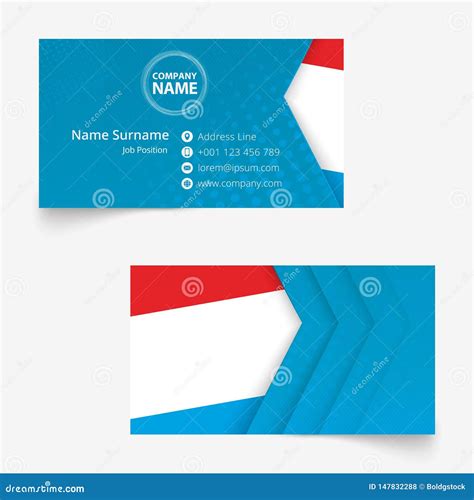 Luxembourg Flag Business Card, Standard Size 90x50 Mm Business Card