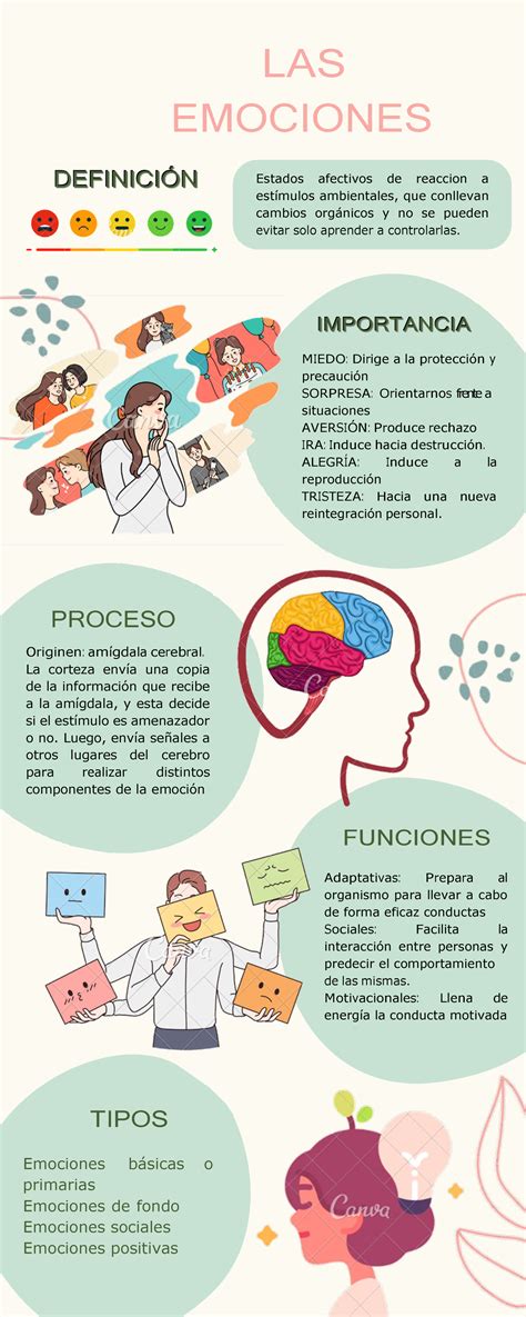 Inforgraf A Op Las Emociones Infograf A Las Emociones Dd