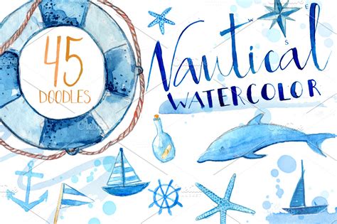 Watercolor Nautical Illustrations ~ Illustrations ~ Creative Market