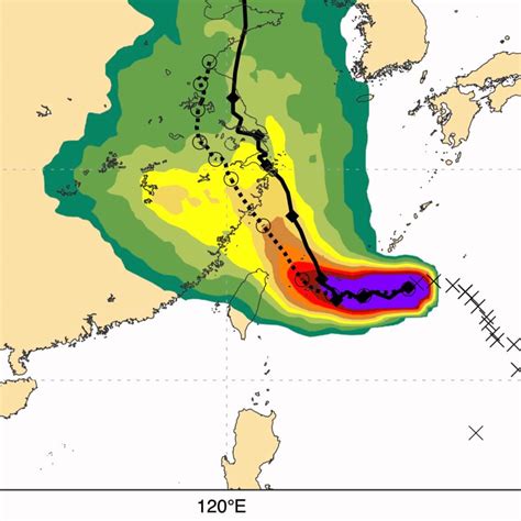 龜速烟花估明大角度北轉 各地區暴風圈侵襲機率曝光｜東森新聞：新聞在哪 東森就在哪裡