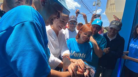 Mar A Corina En Carabobo Primarias Con Captahuellas En Vez De Unir