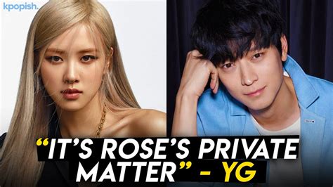 BLACKPINK Rose Is Dating Actor Kang Dong Won YG Gives Suspicious