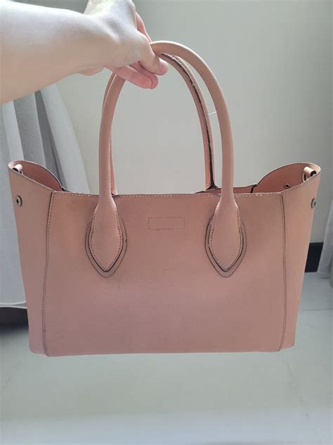 Zalora Nude Pink Bag Women S Fashion Bags Wallets Shoulder Bags On Carousell