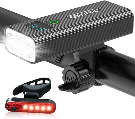 Ebuyfire Bike Lights Usb Rechargeable Lumen Bicycle Light Front