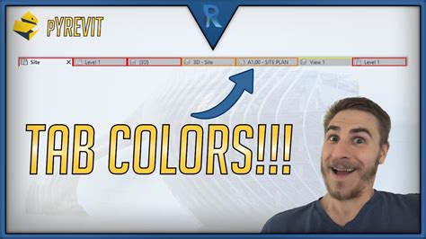 How To Color Revit Tabs With Colorize Tabs PyRevit Revit YouTube