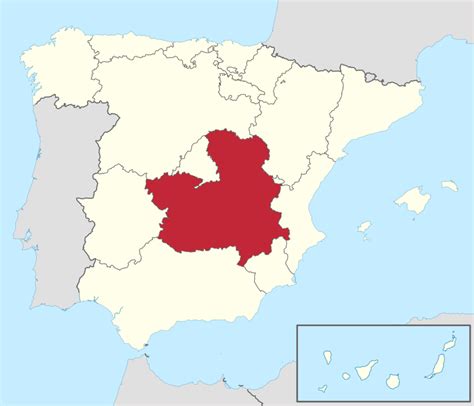 Mapa de Castilla La Mancha Provincias Municipios Turístico y