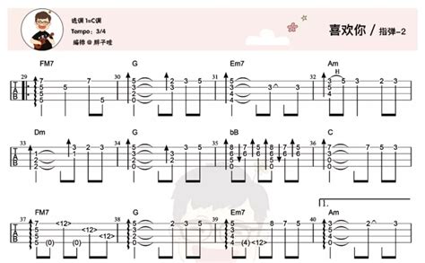 陈洁仪《喜欢你》尤克里里谱 打谱啦