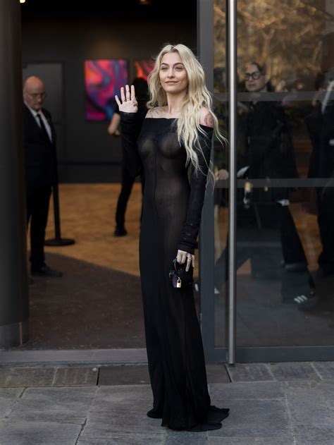 Michael Jackson S Daughter Paris Claps Back At Naked Dress Criticism