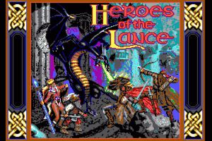 Advanced Dungeons & Dragons: Heroes of the Lance, IBM PC 3.5in. disk by SSI (1988)