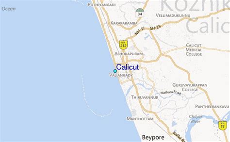 Calicut World Map