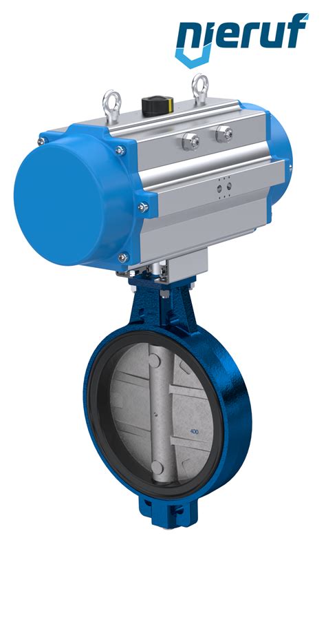 Valvola A Farfalla Dn Ak Epdm Alta Temperatura Fda Attuatore
