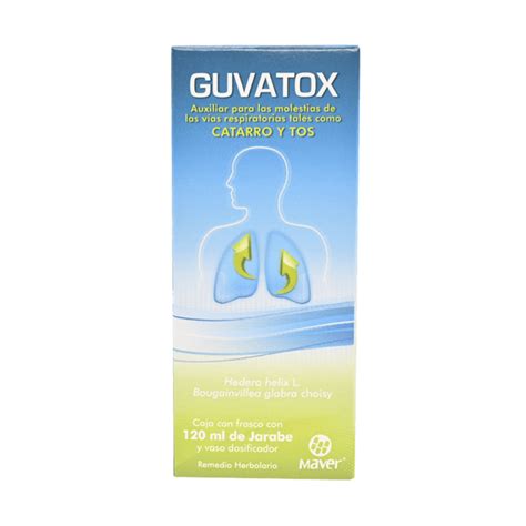 Guvatox Jarabe Con 120 Ml Farmacias Gi Mejoramos Tu Salud Elevando