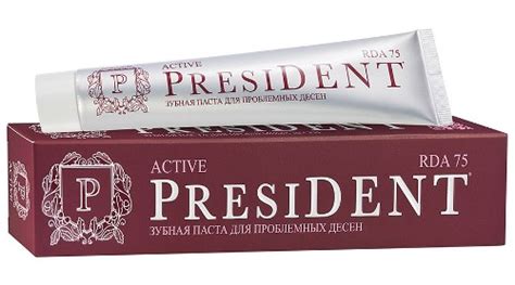 Купить PresiDENT Active зубная паста, 100 мл недорого