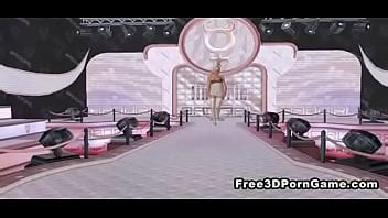 Sexy D Cartoon Blonde Babe Strutting Her Stuff XVIDEOS