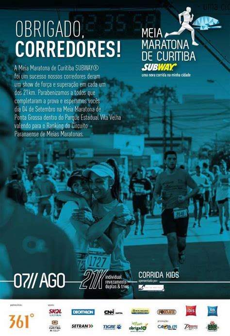 Meias Maratonas Meia Maratona De Curitiba SUBWAY 2016