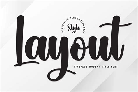 Layout Regular Premium Font