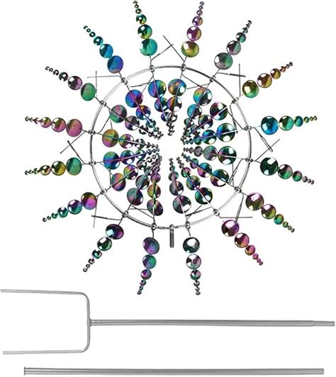 Einzigartige Magische Metall Windm Hle D Windbetriebene Kinetische