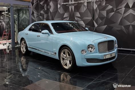 Bentley Mulsanne - Sky Blue Wrap | WrapStyle