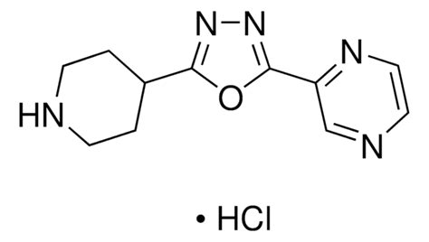 2 5 4 Piperidinyl 1 3 4 Oxadiazol 2 Yl Pyrazine Hydrochloride