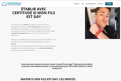 Savoir Si Mon Fils Est Gay Largument Dun Vendeur De Logiciels Espion Next
