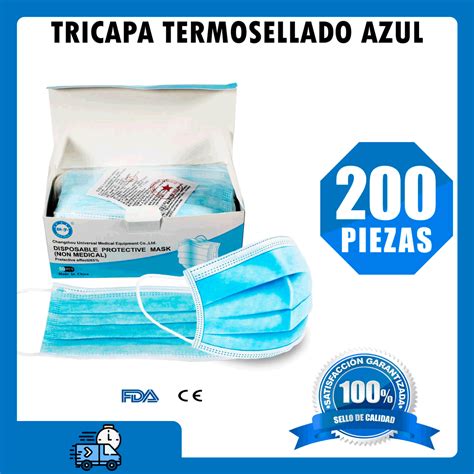 Tricapa Termosellado Azul Piezas Marprax