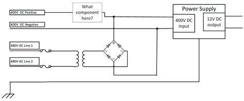 dc dc converter - AC and DC inputs to a Power Supply - Electrical ...