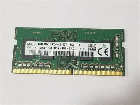 SK Hynix 4GB DDR4 Laptop RAM PC4 2400T 2400MHz 260pin HMA851S6AFR6N UH