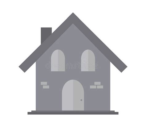 Icono De La Casa Ilustrado En Vector Sobre Fondo Blanco Stock De