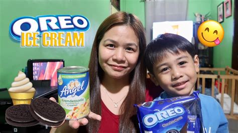 How To Make Oreo Ice Cream Cookies And Cream 2 Ingredients Pang Negosyo Mommy Jenny