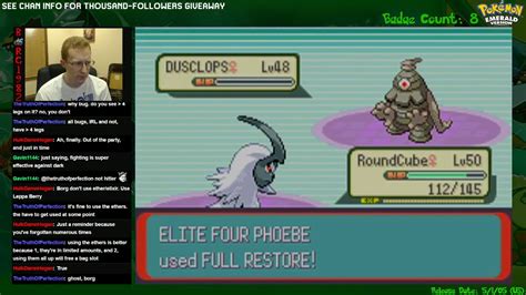 Pokemon Emerald Elite 4 First Playthrough Youtube