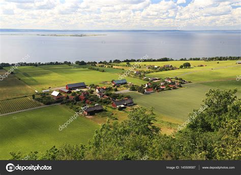 Countryside near lake Vettern, Sweden — Stock Photo © goga18128.mail.ru ...