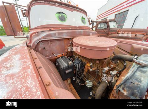 Inline 6 engine of "Tow-Mater" one of the tow-trucks at Cars on the ...