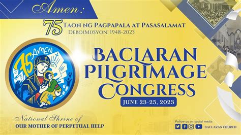 Baclaran Church Live First Day Of Baclaran Church Pilgrimage Congress