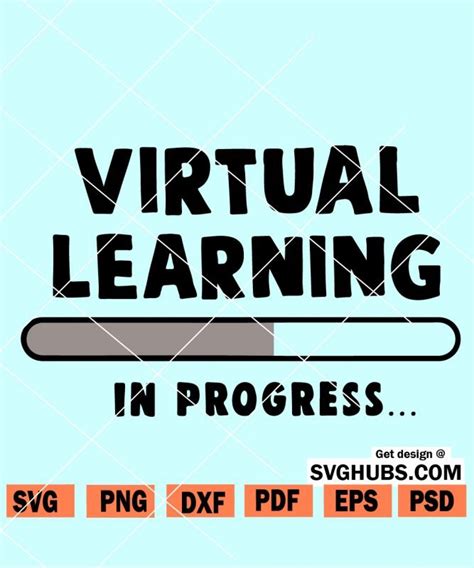 Virtual Learning In Progress Svg Virtual Learning Svg Online Teacher