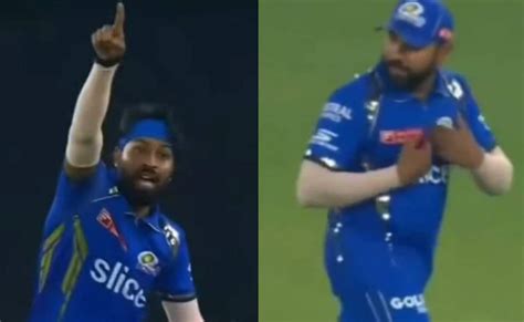 Rohit Sharma Vs Hardik Pandya Hardik Made Rohit Sharma Run On His