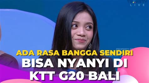 Cindy Lida Ga Menyangka Bisa Bernyanyi Di Ktt G Keren Brownis