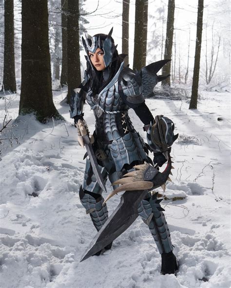 Silver Rathalos Armor from Monster Hunter World - self-made ...