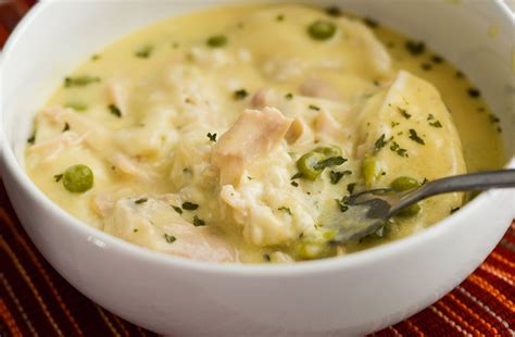 Easy Slow Cooker Chicken and Dumplings with Biscuits - Mommy Hates Cooking