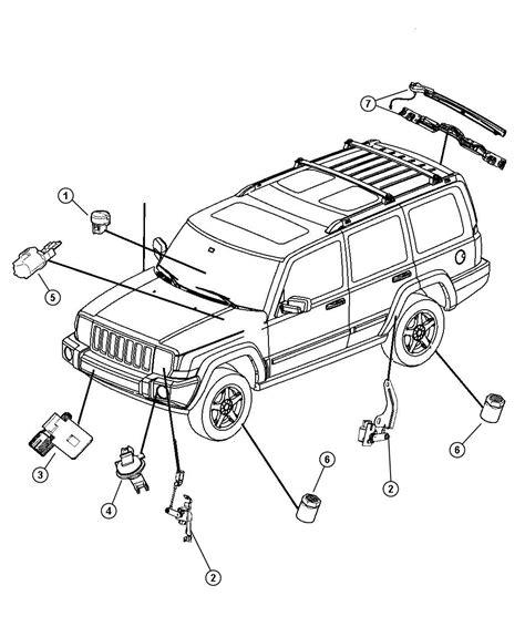 Jeep Commander Sensors Body