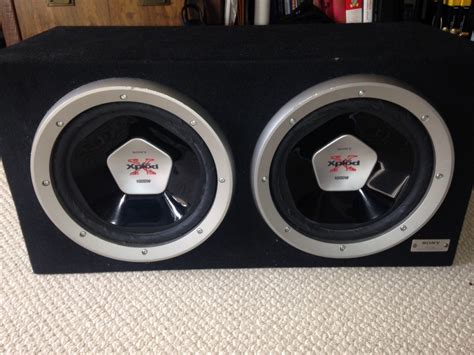 Sony Xplod dual 12" Subwoofers ported Enclosure For Sale - Canuck Audio ...