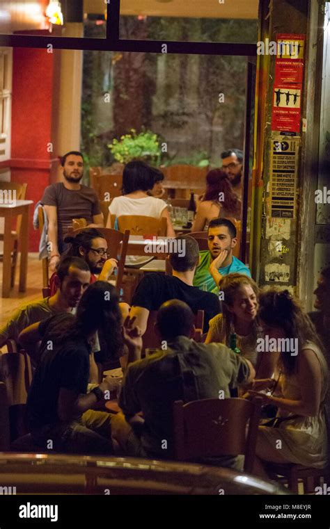 Cafe Exarchia Athens Hi Res Stock Photography And Images Alamy