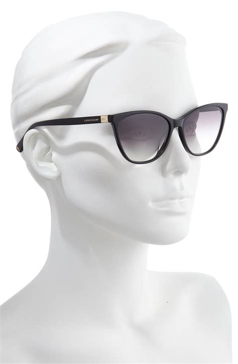 Longchamp Le Pliage 57mm Gradient Cat Eye Sunglasses Nordstrom