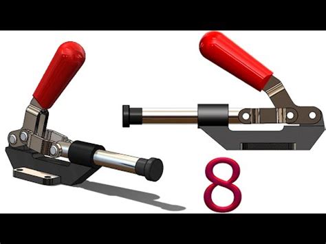 8 Project 13 Toggle Clamp 1 SolidWorks Tutorial Assembly YouTube